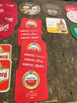 Vtg Offbrand Beer Coaster Collection Zipfer Union Lou blah guinness turia amstel