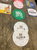 Vtg Offbrand Beer Coaster Collection Zipfer Union Lou blah guinness turia amstel