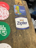 Vtg Offbrand Beer Coaster Collection Zipfer Union Lou blah guinness turia amstel