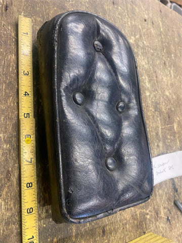 Vtg Old Skool Drag Specialties solo Sissybar pad Custom chopper Harley Scorpion!