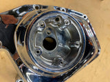 Chrome OEM Cam Timer cover Harley Twin CAm Sensor hole 25243-99 Touring Dyna