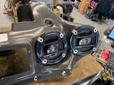 Inner Outer Fairing Kit Harley Quad Speakers Radio Heritage Fatboy Motorcycle