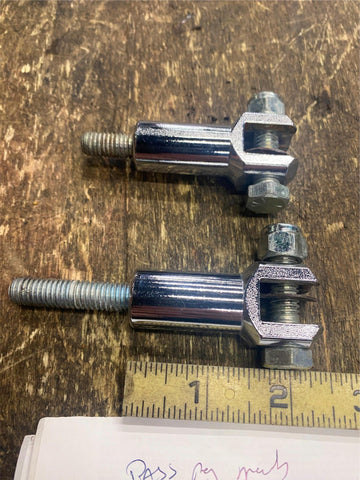 Harley OEM Footpeg Clevis Mounts Heritage softail Fatboy sportster fxr Pass pegs