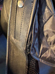 NEW HIGHWAY HAWKS UNISEX SZ XL LEATHER MOTORCYCLE JACKET VENTED ZIPOUT LINING