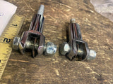 Harley OEM Footpeg Clevis Mounts Heritage softail Fatboy sportster fxr Pass pegs
