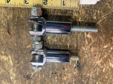 Harley OEM Footpeg Clevis Mounts Heritage softail Fatboy sportster fxr Pass pegs