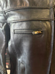 NEW HIGHWAY HAWKS UNISEX SZ XL LEATHER MOTORCYCLE JACKET VENTED ZIPOUT LINING