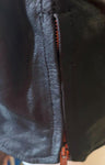 NEW HIGHWAY HAWKS UNISEX SZ XL LEATHER MOTORCYCLE JACKET VENTED ZIPOUT LINING
