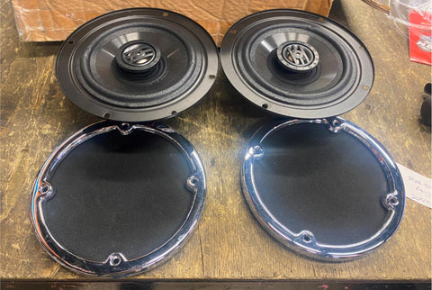 OEM Harley New T/o Fairing Speakers Covers Grills 2014^ Touring FLH Glide Factor