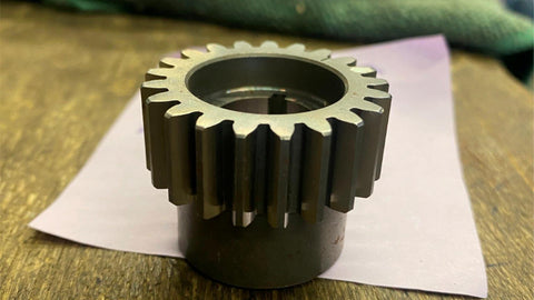 S&S PINION GEAR HARLEY EVO MOTOR ENGINE CRANK 77-89 White