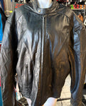 UNIK LIGHTWEIGHT PREMIUM LADIES SZ 58 LEATHER MOTORCYCLE JACKET ZIPOUT LINING