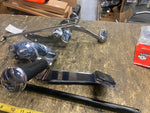 OEM Harley Forward Controls Dyna Wide Glide Superglide Street Bob Chrome Ext Peg