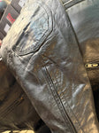 UNIK LIGHTWEIGHT PREMIUM LADIES SZ 58 LEATHER MOTORCYCLE JACKET ZIPOUT LINING