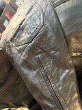 UNIK LIGHTWEIGHT PREMIUM LADIES SZ 58 LEATHER MOTORCYCLE JACKET ZIPOUT LINING
