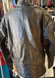 UNIK LIGHTWEIGHT PREMIUM LADIES SZ 58 LEATHER MOTORCYCLE JACKET ZIPOUT LINING