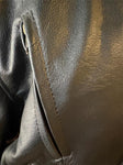NEW UNIK PREMIUM LADIES SIZE 46 LEATHER MOTORCYCLE JACKET VENTED ZIP OUT LINING