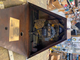 Vtg Art Deco Telechron electric mantel Desk clock 30's Westminster Revere Unique