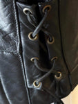 NEW UNIK PREMIUM LADIES SIZE 46 LEATHER MOTORCYCLE JACKET VENTED ZIP OUT LINING