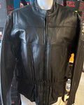 NEW UNIK PREMIUM LADIES SIZE 3XL LEATHER MOTORCYCLE JACKET VENTED ZIPOUT LINER
