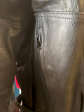 NEW UNIK PREMIUM LADIES SIZE 3XL LEATHER MOTORCYCLE JACKET VENTED ZIPOUT LINER