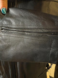 NEW UNIK PREMIUM LADIES SIZE 3XL LEATHER MOTORCYCLE JACKET VENTED ZIPOUT LINER