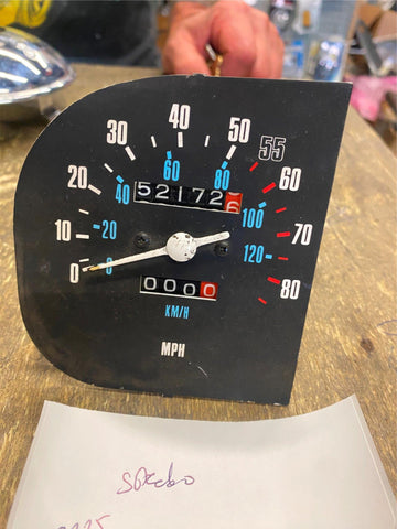 OEM Speedometer Harley Tour Glide FLT FLH 85mph 67232-80 Gauge Speedo Meter 52k