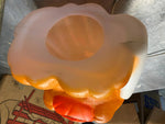 Vtg Empire Bandit Bear Mask Blow Mold Halloween Decor 24" Jack o lantern