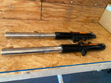 2024 Black Front Fork Tubes Legs Harley Touring FLH Street Road Glide Ultra King