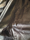 UNIK PREMIUM UNISEX SIZE 46 LEATHER MOTORCYCLE JACKET VENTED ZIPOUT LINER