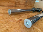 2024 Black Front Fork Tubes Legs Harley Touring FLH Street Road Glide Ultra King