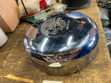 8" Nostalgic Air Cleaner Cover Harley Bar shield Vtg Softail Springer FLSTS FLST