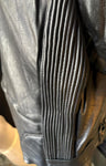 UNIK PREMIUM UNISEX SIZE 46 LEATHER MOTORCYCLE JACKET VENTED ZIPOUT LINER