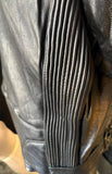UNIK PREMIUM UNISEX SIZE 46 LEATHER MOTORCYCLE JACKET VENTED ZIPOUT LINER