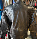 UNIK PREMIUM UNISEX SIZE 52 LEATHER MOTORCYCLE JACKET VENTED ZIPOUT LINER