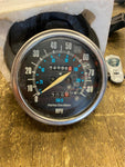 Vtg Harley Shovelhead FLH Electra Glide Speedometer OEM Factory Police Wide Glid