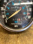 Vtg Harley Shovelhead FLH Electra Glide Speedometer OEM Factory Police Wide Glid