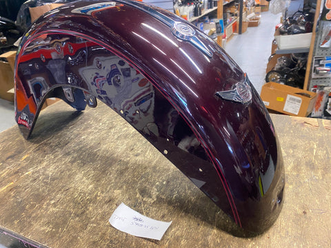 Black Cherry Front Fender Harley Heritage Softail FLSTC 2004 Trim