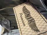 UNIK PREMIUM UNISEX SIZE 3X LEATHER MOTORCYCLE JACKET VENTED ZIPOUT LINING