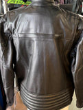 UNIK PREMIUM UNISEX SIZE 3X LEATHER MOTORCYCLE JACKET VENTED ZIPOUT LINING