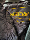 NEW UNIK ULTRA LEATHER MOTORCYCLE JACKET LADIES SIZE 2X ZIP OUT LINING VENTED