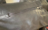 NEW UNIK ULTRA LEATHER MOTORCYCLE JACKET LADIES SIZE 2X ZIP OUT LINING VENTED