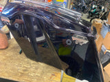 OEM Vivid Black Saddlebags Harley Touring FLH Ultra Classic road King glide 93-1