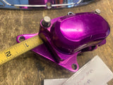 Custom brake caliper purple harley chopper Custom Cafe Racer Bobber Springer