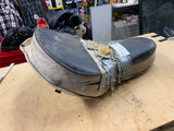 Vtg OEM Harley Buddy Seat Panhead Knucklehead Flathead Good Base Rat bike FLH