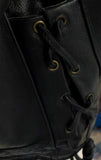 HIGHWAY HAWKS LADIES SIZE 46 LEATHER MOTORCYCLE JACKET VENTED ZIPOUT LINER