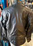 HIGHWAY HAWKS LADIES SIZE 46 LEATHER MOTORCYCLE JACKET VENTED ZIPOUT LINER