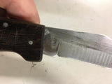 Lot 2 Vtg Japan made folding hunting knives survival camping