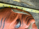 Antique Wood Noh masks traditional theater mask Play Old Man Store Keeper Vtg