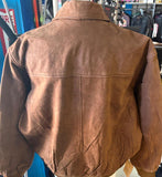 UNIK PREMIUM LADIES SIZE EXTRA LARGE BROWN LEATHER MOTORCYCLE JACKET