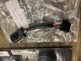 Custom dynamics headlight Plug wiring LED Conv Harley Indian Touring Glide King